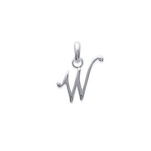 ̵ۥͥå쥹ڥnouveau pendentif femme initiale lettre w argent neuf