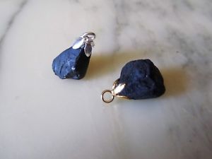 【送料無料】ネックレス　スピネルグロスブラックサスペンションシルバーゴールドブレースpendentif sp..