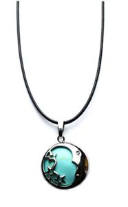 yzlbNX@^[RCYpendentif lune et toiles turquoise