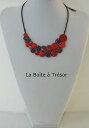 yzlbNX@lbNXsAmAcollier fantaisie pure by noa camlia rouge strass bijoux pure by noa