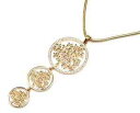 【送料無料】ネックレス ペンダントネックレストリプルcl1858e sautoir collier pendentif triple arbres de vie mtal avec contour s(4)