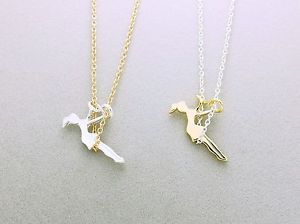 【送料無料】ネックレス　クロノグラフゴールドシルバーcollier avec schaukelnder femme comme chronographe pendentif dorargent ou