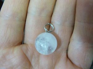 yzlbNX@Ehp[pendentif quartz cristal de roche perle ronde 16 mm