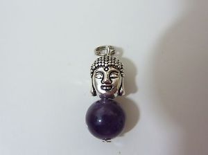 yzlbNX@p[pendentif sagesse bouddha amethyste perle 10 mm longueur 2,7 cm