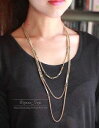 【送料無料】ネックレス　クリップチェーンアップアールデコビンテージオリジナルクラスcollier milong multirang chaine fin art deco vintage class original xxl 1