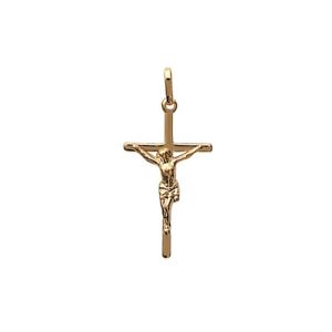 【送料無料】ネックレス　ペンダントクロスkbc pendentif plaqu or croix 32x17mm