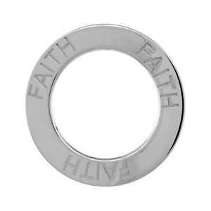 楽天hokushin【送料無料】ネックレス　ディスクイタリアargent sterling faith cercle ouvert pendentif disque charme,457cm italien