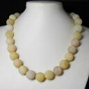 【送料無料】ネックレス シルバークリップcollier 50cm en jaune agate 16mm et argent 925