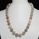 【送料無料】ネックレス　クリップムーンストーンシルバーcollier 50cm en naturelle moonstone 12mm et argent 925