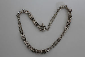 【送料無料】ネックレス シルバープレートチェーンクリップbijoux collier chaine en plaque argent ref 100