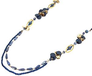 【送料無料】ネックレス　クリップコードcl2190f sautoir collier cordons avec perles, ovales et multi pices mtal b