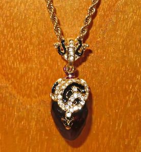 yzlbNX@GbOXl[NVANbvGiXtXL[NX^pendentif oeuf serpent russe authentique collier maill noir swarovski cristaux