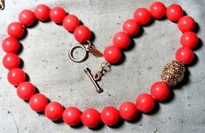 yzlbNX@S[fNX^lbNXg[R[KXstupfiant ton dor corail couleur verre avec collier cristal ~ sign roni