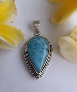 ̵ۥͥå쥹Сɥåagnes creations beau pendentif femme moderne en argent 925 amp; larimar goutte