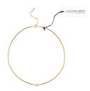 【送料無料】ネックレス　ネックレスdogeared neuf or plong perle collier ras du cou