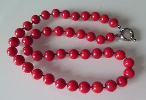【送料無料】ネックレス ネックレスcollier corail rouge 49cm et 10mm