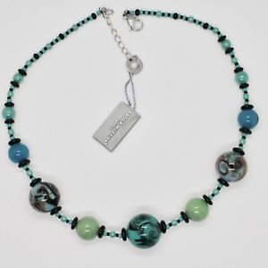 yzlbNX@xl`ARfBmlFfcollana antica murrina venezia con vetro di murano turchese nero verde coa89a59