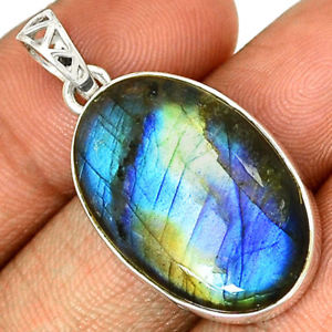 ̵ۥͥå쥹ڥȥޥȥСpendentif protection labradorite monture argent 925 ref 6913