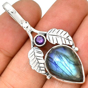 yzlbNX@y_gAWXgVo[}Egpendentif protection labradorite et amthyste monture argent 925 ref 9764