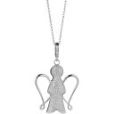 ネックレス　ロベルトギャアルジェントスワロフスキーroberto giannotti collana angeli gia134 argento 925 pendente charm swarovski