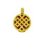 【送料無料】ネックレス　ノードペンダントステンレススチールaura pendentif noeud damour s 2cm acier inoxydable plaqu or serti kraftstein