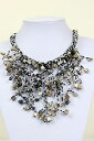 【送料無料】ネックレス クランプネッククランプジュエリーagate noire collier gros ras du cou noir collier bib collier bijoux db13