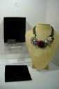 【送料無料】ネックレス　ジョアンリバースボックス＃ビッグクリップjoan rivers strass 3d gros collier fleur avec bote 2