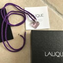 【送料無料】ネックレス コリアラリックハートクリスタルバイオレットcollier pendentif lalique cur cristal violet neuf authentique