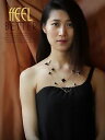 【送料無料】ネックレス ロングネックレスメッキレトロcollier long 16 seize fleur 4 feuille agate noir plaqu or 18k retro trt1
