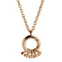 【送料無料】ネックレス　ツイストターシャネックレスmelano twisted tasha collier pendentif m01n556 rg 45 cm pour tous