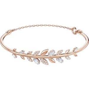 【送料無料】ネックレス　スワロフスキーロサドナブレスレットbracciale rigido swarovski mayfly oro rosa donna bracelet 5410411 cristalli