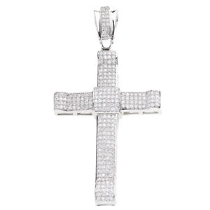 yzlbNX@X^[OVo[NXACX925 iced out sterling argent croix surprise