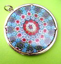 【送料無料】ネックレス ゴールドムラーノj83 pendentif millefiori murano sur or 8001000(4)