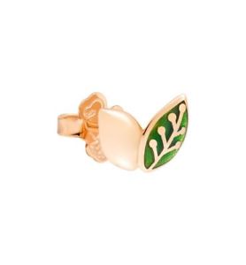 【送料无料】ネックレス　モノラルバードイヤリングロサmono orecchino dodo foglia verde dohleaf9vek earrings oro rosa orecchini