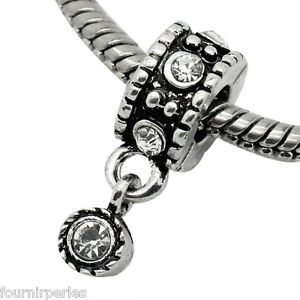 yzlbNX@y_guXbg50 pendentifs fp charms strass transparent motif pr bracelet charms 21x10mm