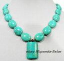 【送料無料】ネックレス　ターコイズクランプnatural,turquoise collier,43cm