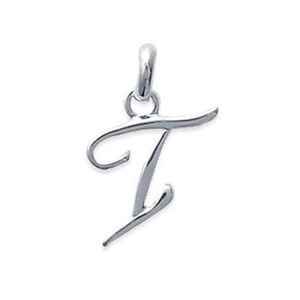 ネックレス　ペンダントシルバークラシックpendentif initiale lettre i classique en argent 925 neuf