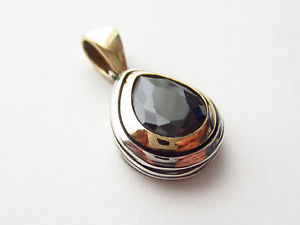 ̵ۥͥå쥹ɥåץ֥å˥Сڥȥȥ륳륿goutte onyx noir 925k pendenti...