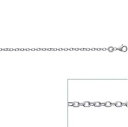 【送料無料】ネックレス　ソリッドシルバーメッシュチェーンchaine de cheville maille forcat en argent massif epaisse bijouteriejolybijoux