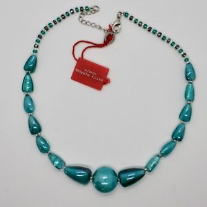 【送料無料】ネックレス ベネチアコンディムラノブルコcollana antica murrina venezia con vetro di murano turchese blu co896a59