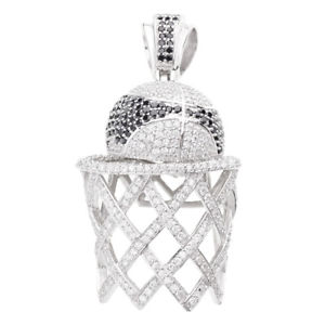 yzlbNX@AEgX^[OoXPbg{[ACX925 iced out sterling argent penditif basket ball