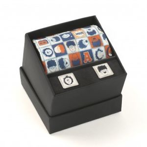 【送料無料】メンズアクセサリ—　デニスネクタイカフスボタンセットthe beano dennis and gnasher silk tie and cufflinks boxed gift set