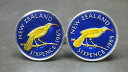 【送料無料】メンズアクセサリ— ニュージーランドコインカフスリンク6ペンスホオダレムクドリ zealand coin cufflinks sixpence huia bird