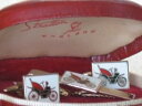 【送料無料】メンズアクセサリ— ビンテージエナメルボックスタイクリップセットセットモチーフfantastic vintage enamel box ...