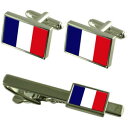 【送料無料】メンズアクセサリ— マルティニークカフスボタンタイクリップマッチングボックスセットmartinique flag cufflinks t...