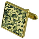 【送料無料】メンズアクセサリ— カムフラージュカフスボタンクリスタルタイクリップセットarmy camouflage goldtone cuffli...