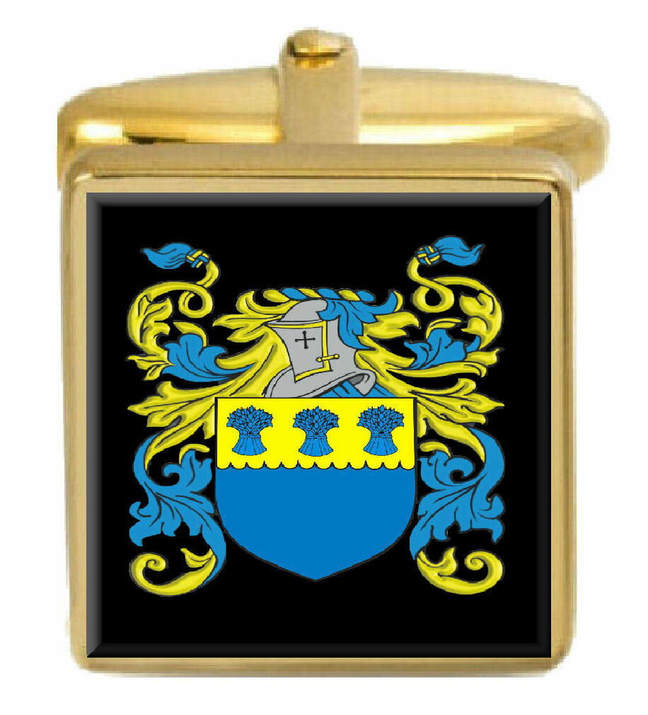 【送料無料】メンズアクセサリ— イギリスカフスボタンボックスコートbeare england family crest surname coat o...