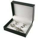 【送料無料】メンズアクセサリ— カフスボタンタイバーセットquaver cufflinks amp; tie bar gift set