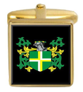 【送料無料】メンズアクセサリ— スコットランドカフスボタンボックスコートlang scotland family crest surname coa...