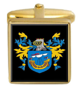 【送料無料】メンズアクセサリ—　スコットランドカフスボタンボックスコートmyles scotland family crest surname coat of arms gold cufflinks engraved box